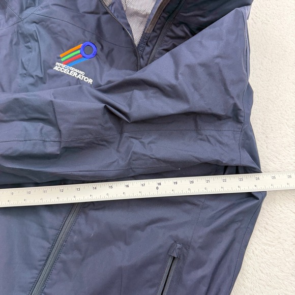 New Helly Hansen Crew Jacket Women's XL Navy Rain Coat PepsiCo Accelerator - Picture 7 of 10